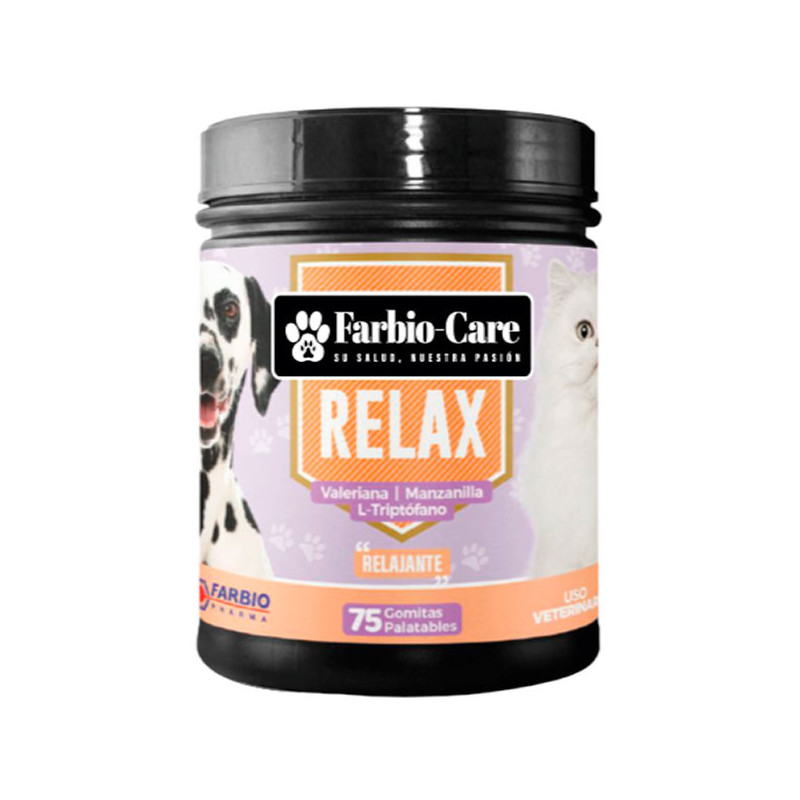  Farbio-Care Relax Pote X 75 Gomitas Palatables, Aditivo Alimentario, Farbio 96.610169 Farbio-Care Relax Pote X 75 Gomitas Palat