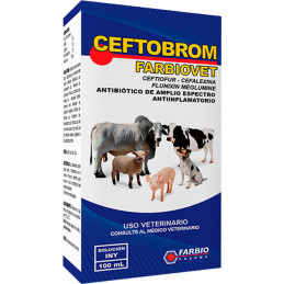 Ceftobrom Farbiovet 50ml, Antiparasitario Amplio Espectro Inyectable, Farbio 56.779661 Ceftobrom Farbiovet 50ml, Antiparasitari