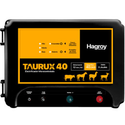  KIT Cerco Electrico Ganadero 40KM Electrificador Energizador a Bateria Hagroy KIT-TAURUX-40K 1483 KIT Cerco Electrico Ganadero 