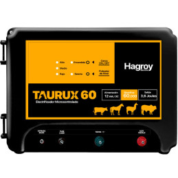  KIT Cerco Electrico Ganadero 60KM Electrificador Energizador a Bateria Hagroy KIT-TAURUX-60K 1572 KIT Cerco Electrico Ganadero 