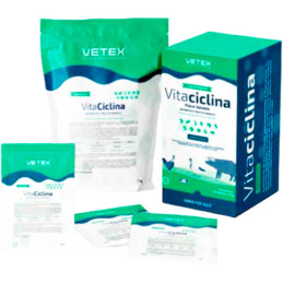  Vitaciclina 1Kg, Tetraciclina Clorhidrato Neomicina Sulfato Vitaminas Antibiotico Administracion Oral, Vetex 61.864407 Vitacicl