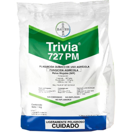  Trivia 1Kg, Propineb+Fluopicolide Fungicida Accion Preventivo Curativo, Bayer 115.254237 Trivia 1Kg, Propineb+Fluopicolide Fung