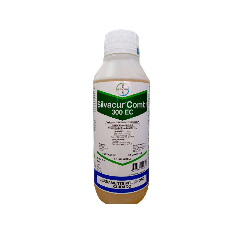  Silvacur Combi 250ml, Triadimenol+Tebuconazole Fungicida Sistemico Accion Preventivo Curativo Erradicativo, Bayer 101.694915 Si