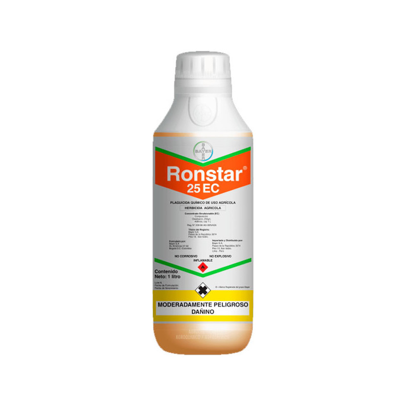  Ronstar 1L, Oxadiazon Herbicida Pre-emergente Selectivo, Bayer 184 Ronstar 1L, Oxadiazon Herbicida Pre-emergente Selectivo, Bay