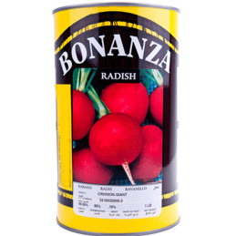  Rabanito Crimson Giant 500gr, Semillas de Rabanito Variedad, Bonanza 68 Rabanito Crimson Giant 500gr, Semillas de Rabanito Vari