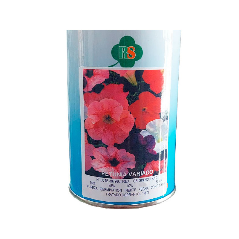  Semilla Petunia Variado 50gr, Flores Maceta, Royal Seeds 188.983051 Semilla Petunia Variado 50gr, Flores Maceta, Royal Seeds
Va