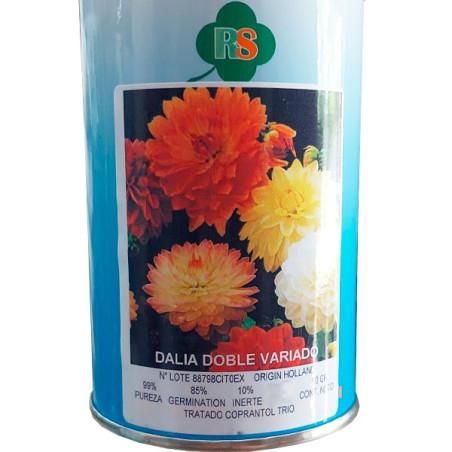  Semilla Dalia Doble Variado 50gr, Flores Corte, Royal Seeds 177.118644 Semilla Dalia Doble Variado 50gr, Flores Corte, Royal Se