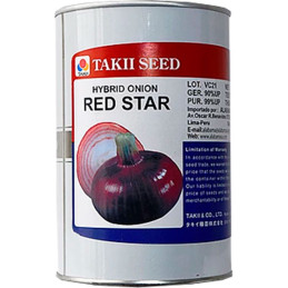  Cebolla Red Star 454gr, Semillas de Cebolla Roja Hibrido F1, Takii 627.118644 Cebolla Red Star 454gr, Semillas de Cebolla Roja 