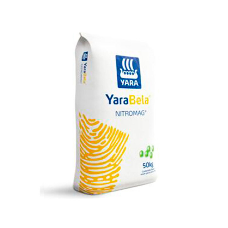  YaraBela Nitromag 50Kg, Fertilizante Agricola Nitrogenado Calcio Magnesio, Yara 94.915254 YaraBela Nitromag 50Kg, Fertilizante 