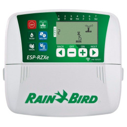  Programador de Riego Automatico Profesional Temporizador ESP-RZXE 6 Zonas Estaciones Compatible con WIFI, RZXE6I-230V Rain Bird