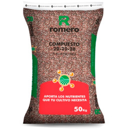  Compuesto 20-20-20 50Kg, Fertilizante Agricola Granulado NPK, Romero 144.915254 Compuesto 20-20-20 50Kg, Fertilizante Agricola 