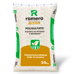  Polisulfato 50Kg, Fertilizante Agricola Sulfato de Potasio Magnesio Azufre Calcio, Romero 162 Polisulfato 50Kg, Fertilizante Ag