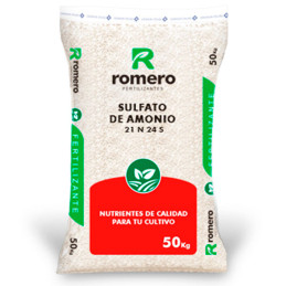  Sulfato de Amonio 50Kg, Fertilizante Agricola Cristalizado Estandar Nitrogeno Azufre, Romero 72.881356 Sulfato de Amonio 50Kg, 