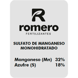  Sulfato de Magnesio Monohidratado 25Kg, Fertilizante Agricola Cristalizado Soluble, Romero 112.711864 Sulfato de Magnesio Monoh