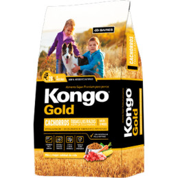  Kongo Gold Cachorros 15Kg, Alimento Premium Caninos Cachorros Todas las Razas, Kongo 180 Kongo Gold Cachorros 15Kg, Alimento Pr