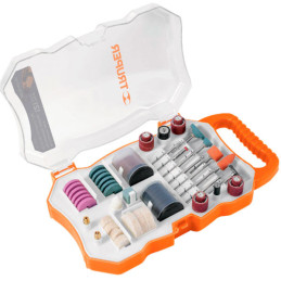  Kit de Accesorios para Mini Rectificadora 121 Piezas Multiproposito, Truper 100757 23.728814 Kit de Accesorios para Mini Rectif
