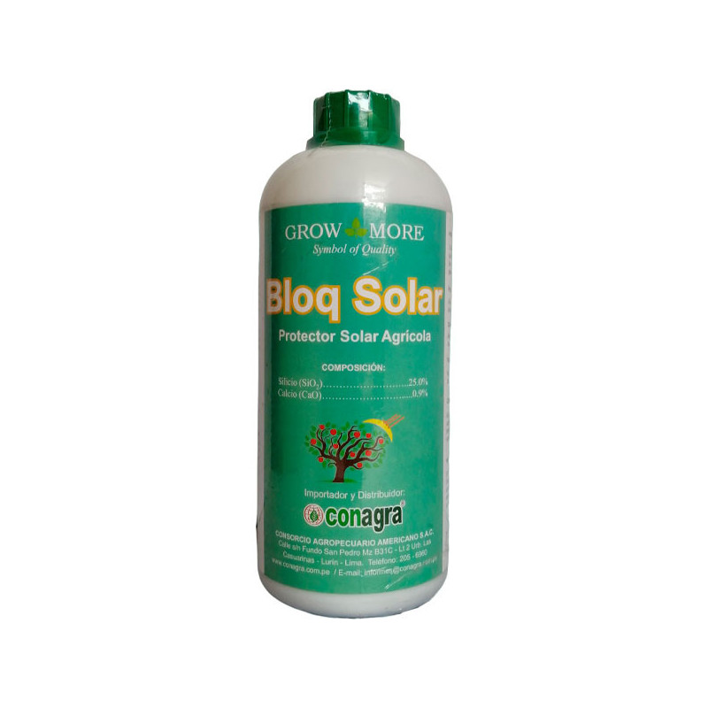  Bloq Solar 1L, Silicio Calcio Protector Solar Agricola, Conagra 44.067797 Bloq Solar 1L, Silicio Calcio Protector Solar Agricol