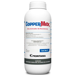  Coppermax 1L Frasco Cajax12, Sulfato de Cobre Pentahidratado Fitoactivador Accion Inductor Protector, Montana 1065.254237 Coppe