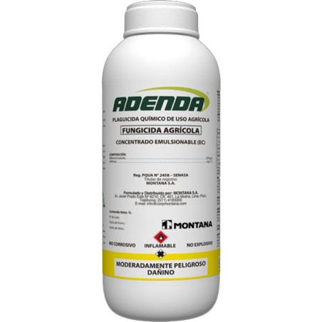  Adenda 1L Frasco Cajax12, Difenoconazole Fungicida Agricola Sistemico Traslaminar Accion Preventiva Curativa, Montana 1065.2542
