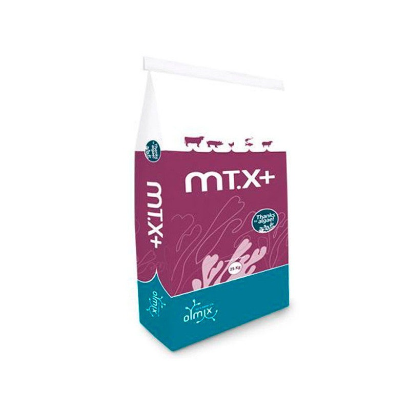  MT.X.+ 25Kg, Bentonita Extracto de Algas Atrapa Micotoxinas, Olmix 649.152542 MT.X.+ 25Kg, Bentonita Extracto de Algas Atrapa M