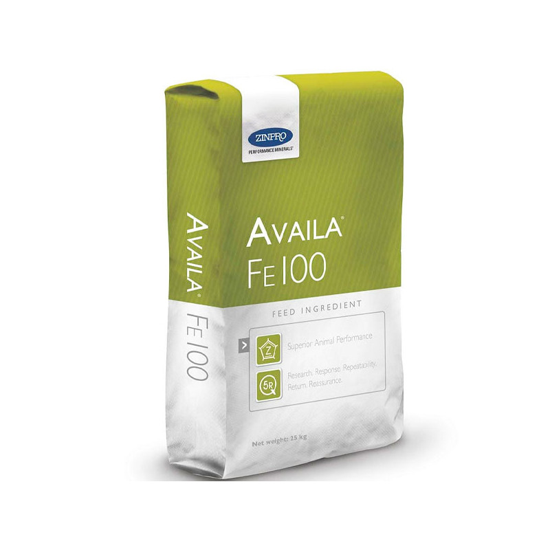  Availa Fe 100 25Kg, Complejo Hierro Aminoacidos Insumo Alimenticio Nutricional Uso Pecuario, Montana 741.525424 Availa Fe 100 2