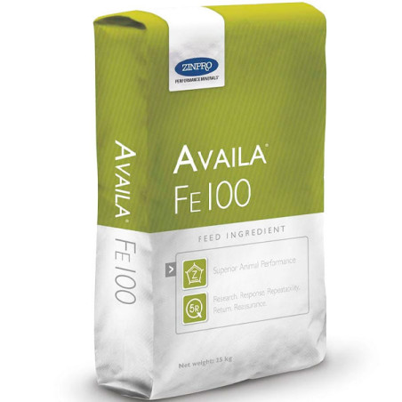  Availa Fe 100 25Kg, Complejo Hierro Aminoacidos Insumo Alimenticio Nutricional Uso Pecuario, Montana 741.525424 Availa Fe 100 2