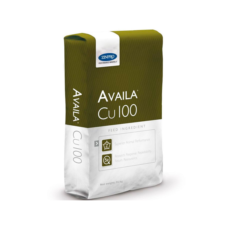  Availa Cu 100 25Kg, Complejo Cobre Aminoacidos Insumo Alimenticio Nutricional Uso Pecuario, Montana 1214.40678 Availa Cu 100 25