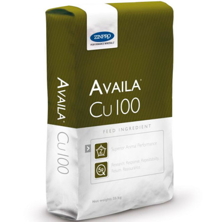  Availa Cu 100 25Kg, Complejo Cobre Aminoacidos Insumo Alimenticio Nutricional Uso Pecuario, Montana 1214.40678 Availa Cu 100 25