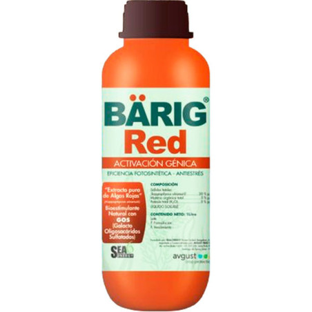  Barig Red 1L Frasco Cajax12, Extracto Algas Marinas Rojas Bioestimulante Organico, Avgust 1111.016949 Barig Red 1L Frasco Cajax