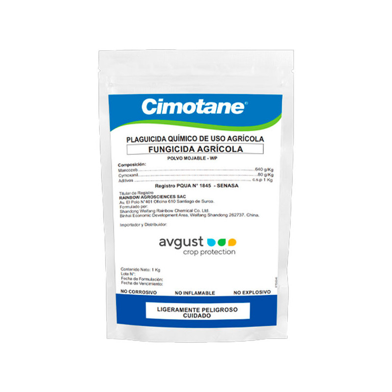  Cimotane 1Kg Sobre Cajax14, Cymoxanil+Mancozeb Fungicida Agricola Sistemico Preventivo Curativo, Avgust 590.677966 Cimotane 1Kg