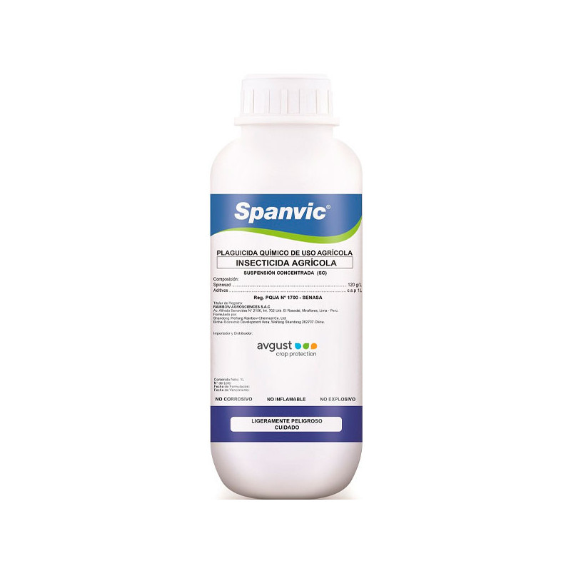  Spanvic 1L, Spinosad Insecticida Agricola Accion Contacto Ingestion, Avgust 472.033898 Spanvic 1L, Spinosad Insecticida Agricol