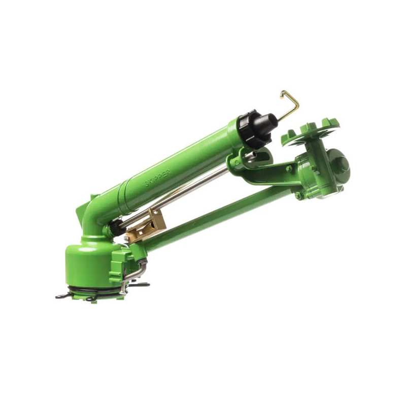 Aspersor Tipo Cañon Sime Skipper Turbina 1 1/2" Alcance Radio 24 a 41 Metros Riego Circular y Sectorial 2-5 Bar Sime-Aspersor Ti