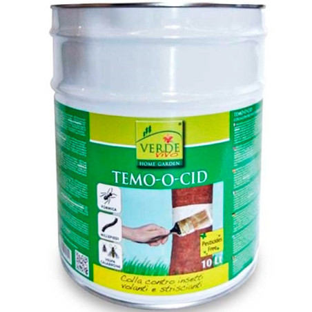  Temo-o-cid 10L, Cola Entomologica Pegamento Trampas Etologicas Insectos Voladores, Verde Vivo 400 Temo-o-cid 10L, Cola Entomolo