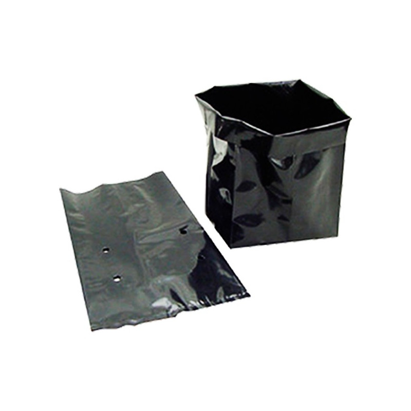  Bolsas de Polietileno 4x7x2 10Millares Negro, Fuelle Base, Plantas Forestales, Arbor 208.474576 Bolsas de Polietileno 4x7x2 10M