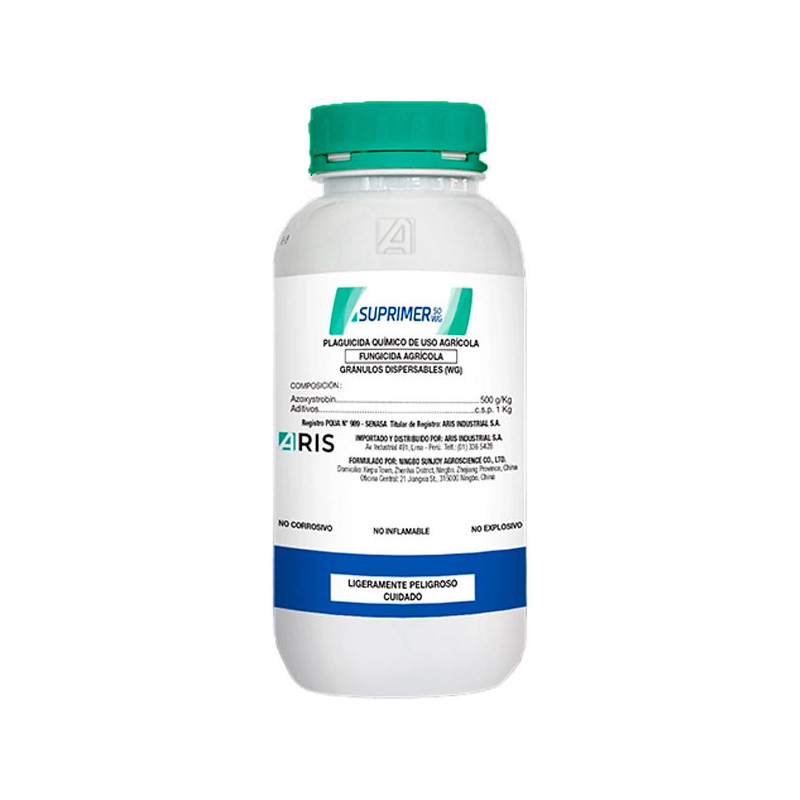  Suprimer 1Kg, Azoxystrobin Fungicida Agricola Sistemico Curativo Antiesporulante, ARIS 109.322034 Suprimer 1Kg, Azoxystrobin Fu
