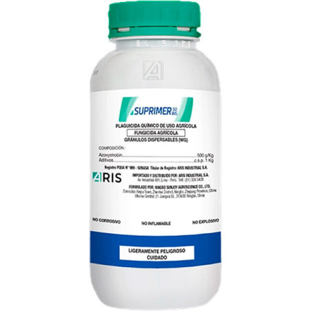  Suprimer 1Kg, Azoxystrobin Fungicida Agricola Sistemico Curativo Antiesporulante, ARIS 109.322034 Suprimer 1Kg, Azoxystrobin Fu