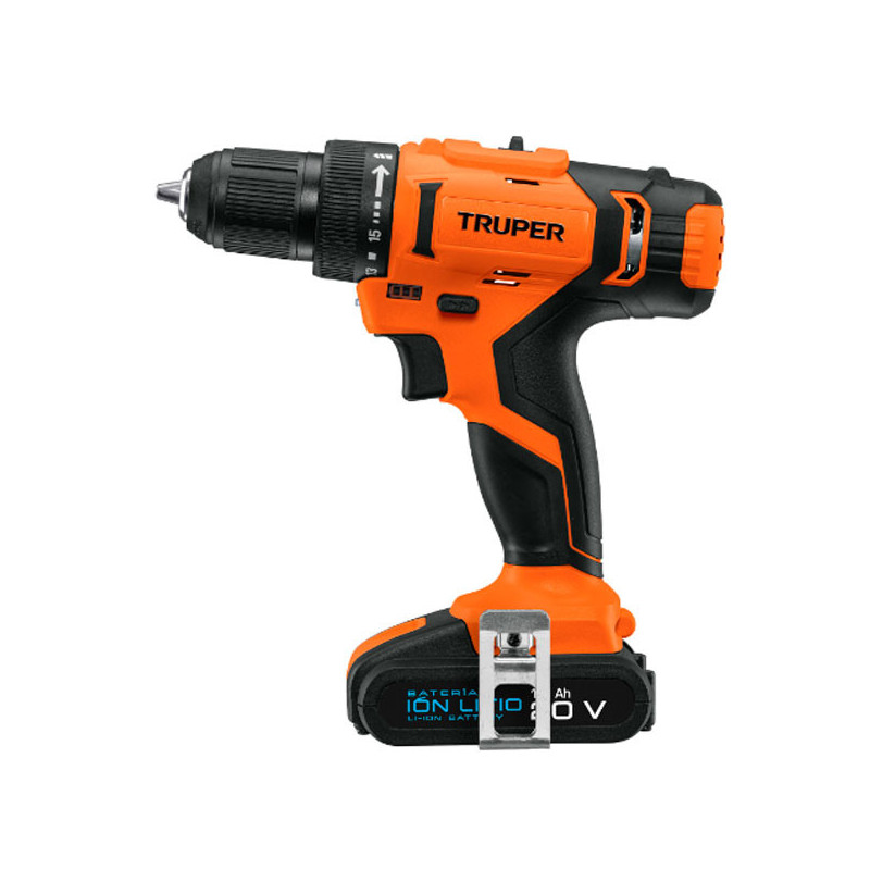  Taladro Inalambrico 1/2" 18V 1400RPM 18Nm Velocidad Reversible, TALI-18A2-2 11011 Truper 250.847458 Taladro Inalambrico 1/2" 18