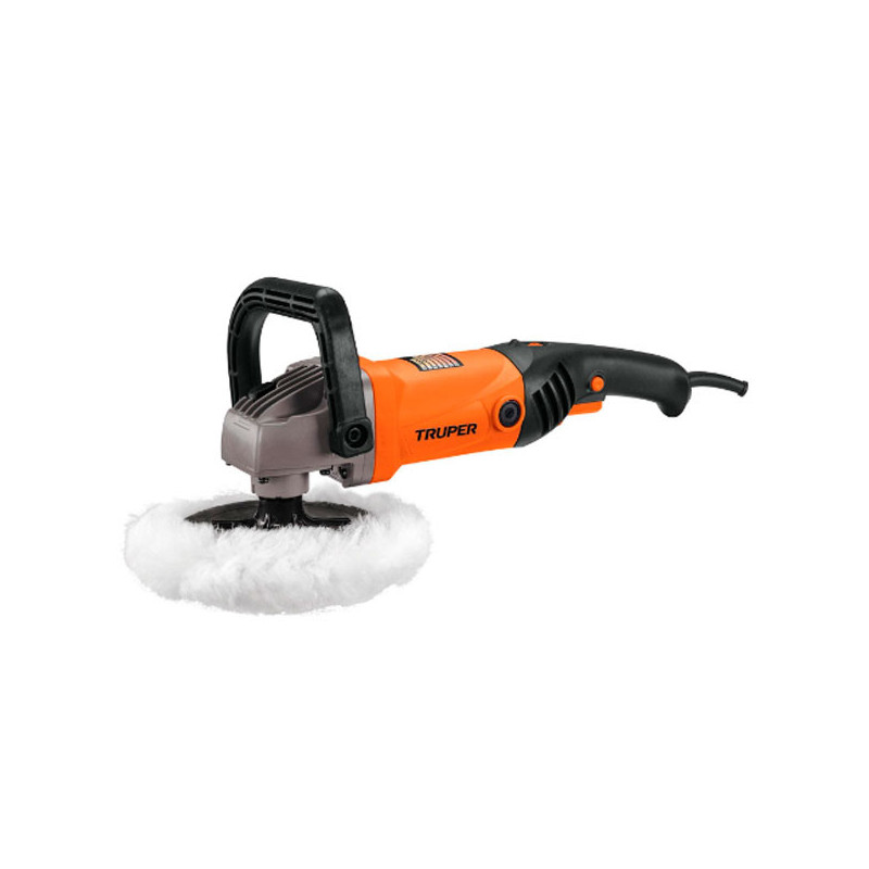  Pulidora 7" 1200W Velocidad Regulable 600 - 3000RPM, Incluye accesorios, PULA-7A3-2 16713 Truper 242.372881 Pulidora 7" 1200W V