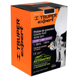  Pistolas de Pinturas Gravedad 600ml LVMP T1.4mm VB A20-30cm Automotriz Pro, PIPI-420X Truper 11749 194.067797 Pistolas de Pintu