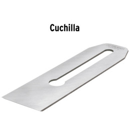  Cepillo para Carpintero Estriado Ancho de Corte 2", en Hierro Ductil, incluye 2 Cuchillas, 5C 12015 Truper 126.271186 Cepillo p