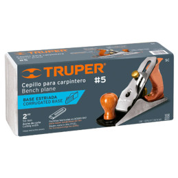  Cepillo para Carpintero Estriado Ancho de Corte 2", en Hierro Ductil, incluye 2 Cuchillas, 5C 12015 Truper 126.271186 Cepillo p