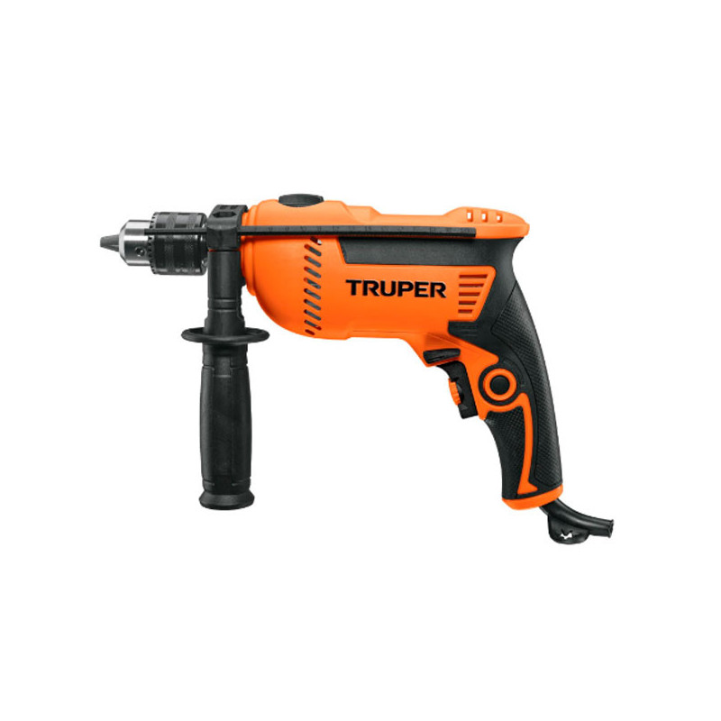  Taladro Percutor 1/2" 700W 3000RPM 44800GPM Velocidad Reversible, ROTO-1/2A8-2 15347 Truper 101.694915 Taladro Percutor 1/2" 70