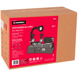  Maquina Duplicadora de llaves Tipo Torno, para llaves planas tetra y radiales Tension 110V, DUP-200 43665 Hermex 1838.983051 Ma