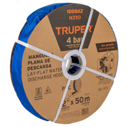  Rollos Mangueras Plana 2" x50m Descarga para motobombas Truper 100862 253.389831 Rollos Mangueras Plana 2" x50m Descarga para m