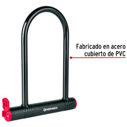  Candados 12mm Rigido Tipo "U" bicicletas motocicletas Portones Hermex 49620 25.423729 Candados 12mm Rigido Tipo "U" bicicletas 