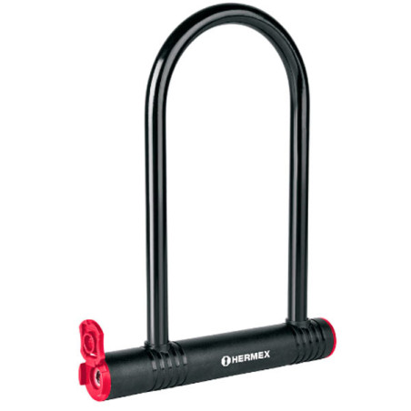  Candados 12mm Rigido Tipo "U" bicicletas motocicletas Portones Hermex 49620 25.423729 Candados 12mm Rigido Tipo "U" bicicletas 