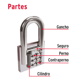  Candados 50mm S4 Hierro Hermex 43317 9.830508 Candados 50mm S4 Hierro Hermex 43317
Cuerpo de hierro en una sola pieza y gancho 