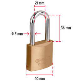  Candados 40mm S2 Hierro GanchoLargo Hermex 27071 3.983051 Candados 40mm S2 Hierro GanchoLargo Hermex 27071
Cuerpo de hierro con