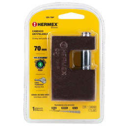  Candados Antipalanca 70mm S4 Hierro Hermex 23540 15 Candados Antipalanca 70mm S4 Hierro Hermex 23540
Cuerpo de hierro con acaba
