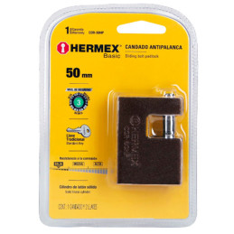  Candados Antipalanca 50mm S3 Hierro Hermex 22515 10.847458 Candados Antipalanca 50mm S3 Hierro Hermex 22515
Cuerpo de hierro co